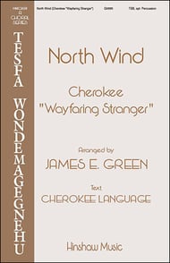 North Wind (Cherokee Wayfaring Stranger) TBB choral sheet music cover